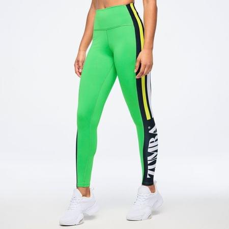 Zumba Haus High Waisted Ankle Leggings With Side Panel