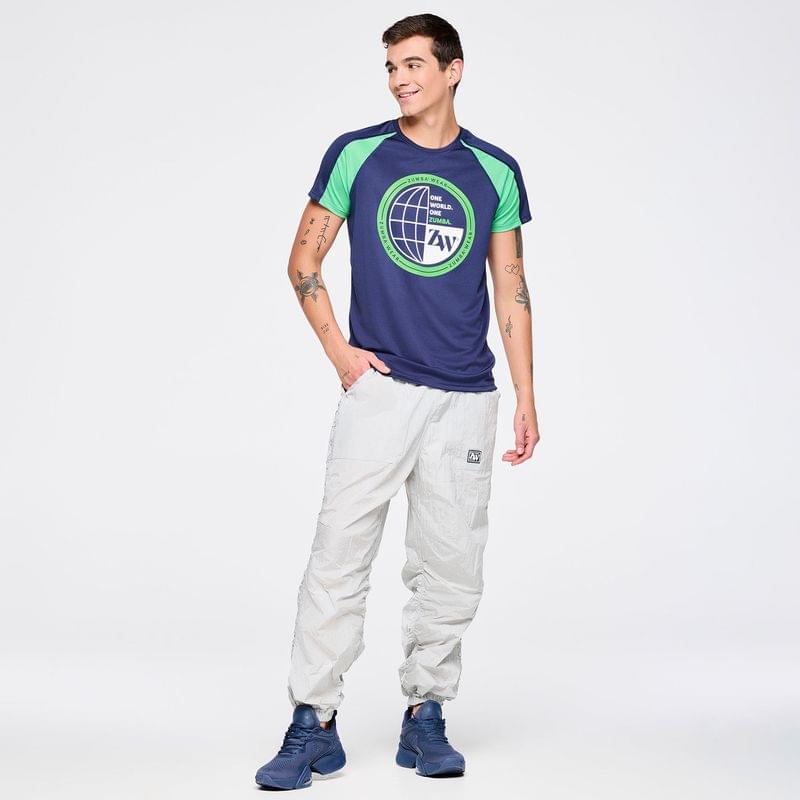 Zumba Out Loud Ruched Side Woven Track Pants