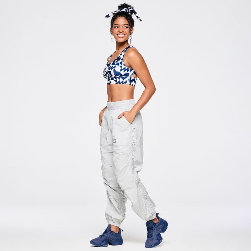 Zumba Out Loud Ruched Side Woven Track Pants
