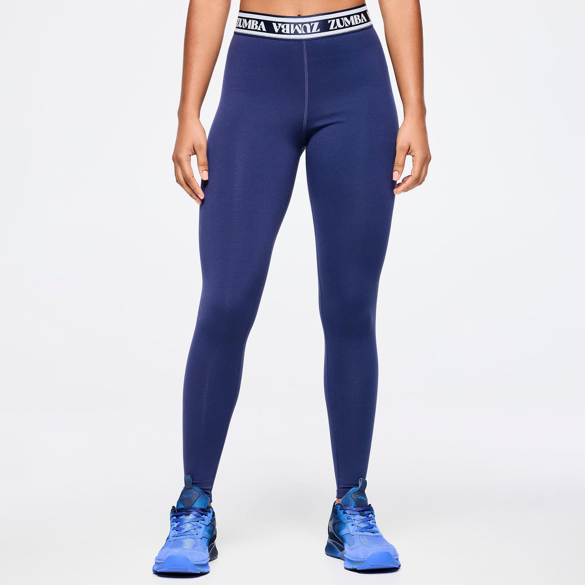 フィットネスボトムス Out Loud High Rise Ankle Leggings With Elastic Waistband Zumba Haus High Waisted Ankle Leggings With Drawcord - Red