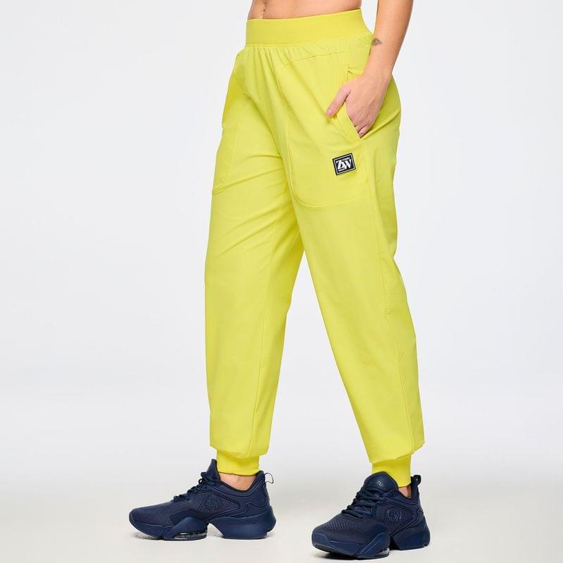 Zumba Out Loud Stretch Woven Slim Ankle Joggers
