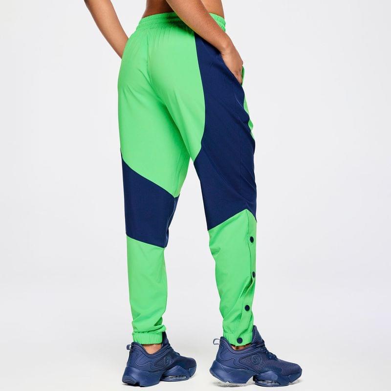 Zumba Out Loud Woven Track Pants With Side Snaps