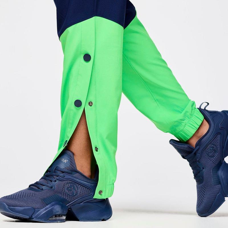 Zumba Out Loud Woven Track Pants With Side Snaps