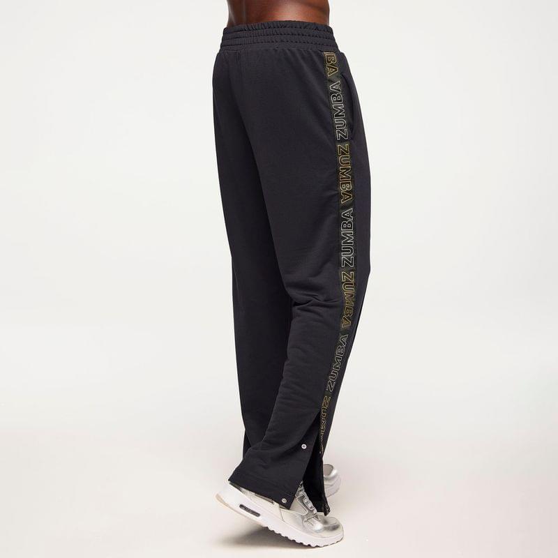 Zumba Runway Track Pants With Side Snaps