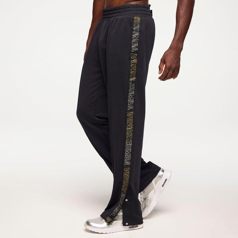 Zumba Runway Track Pants With Side Snaps