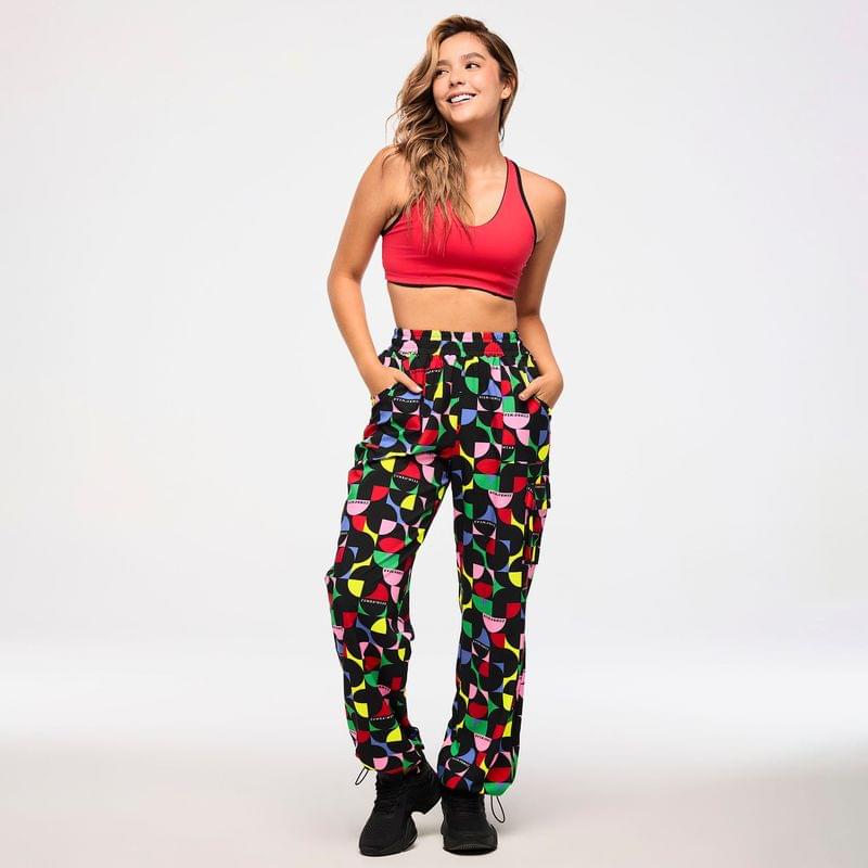 Zumba Haus Cargo Pants With Bungee Details