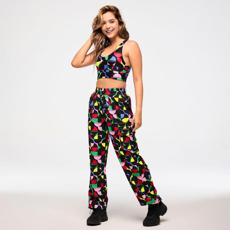 Zumba Haus Cargo Pants With Bungee Details