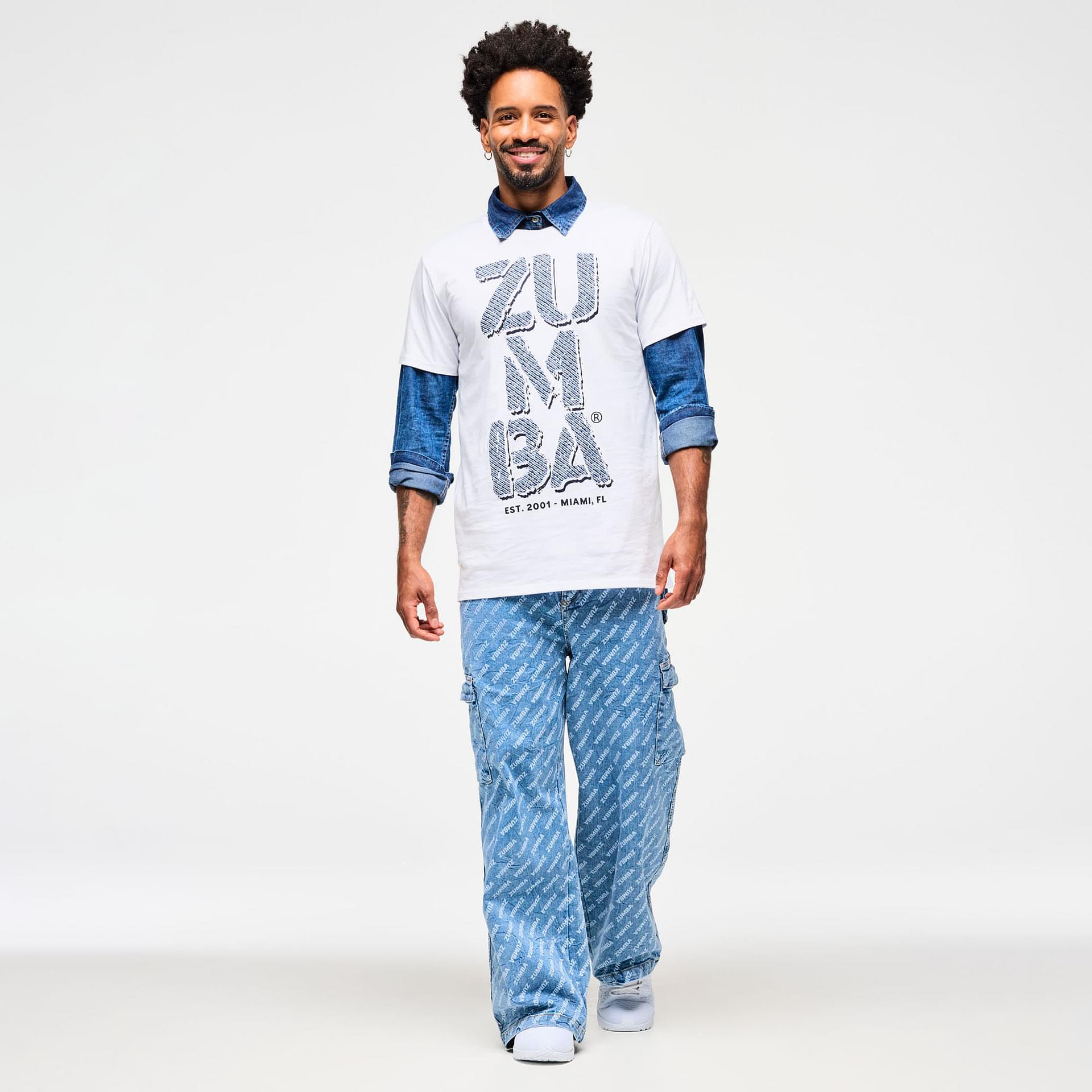 国内発送【Zumbaズンバ 】Blue Jean Baggy Cargo(2025.7新作) Inspire Your Style with Baggy Denim Cargo Pants for Women