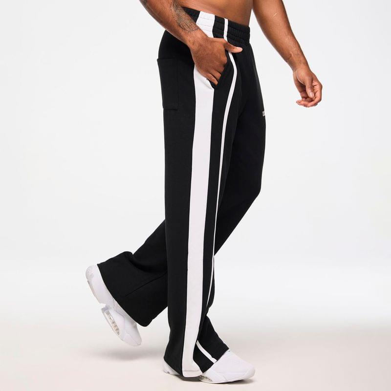 Zumba Haus Wide Leg Sweatpants With Side Panel