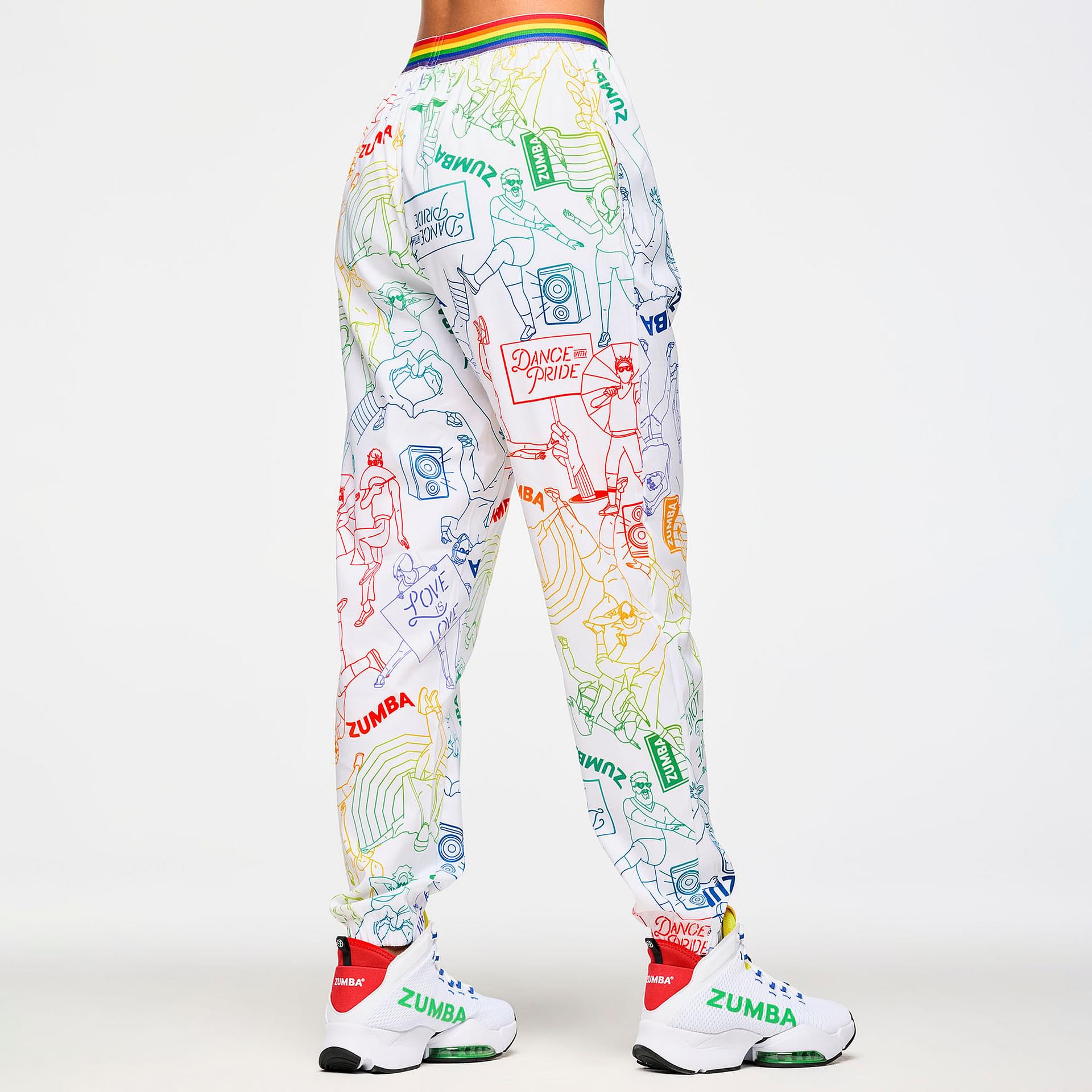 新作♪ユニセックスZumba Elastic Waistband Slouch Woven Pants Inspire Your Movement with Women's Elastic Waist Slouch
