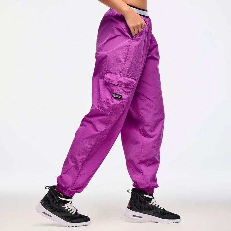 Zumba Libre Parachute Cargo Pants With Elastic Waistband