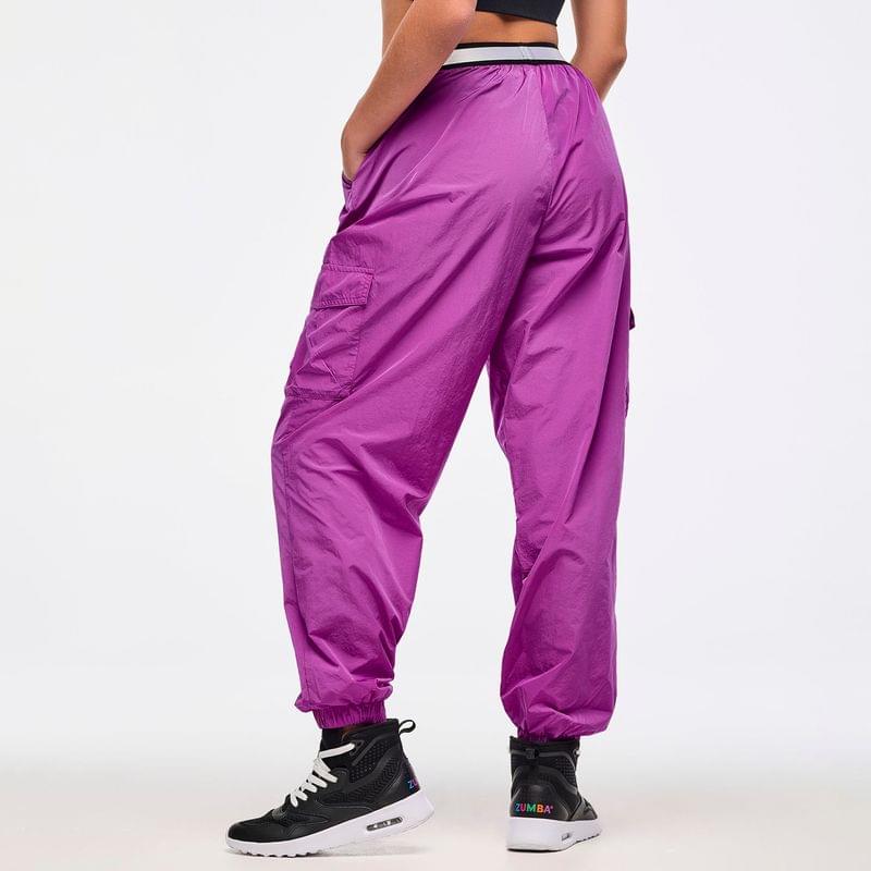 Zumba Libre Parachute Cargo Pants With Elastic Waistband