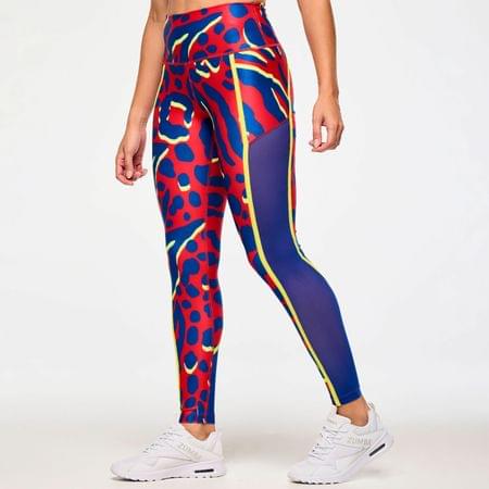 Victory High Waisted Ankle Leggings With Side Inserts
