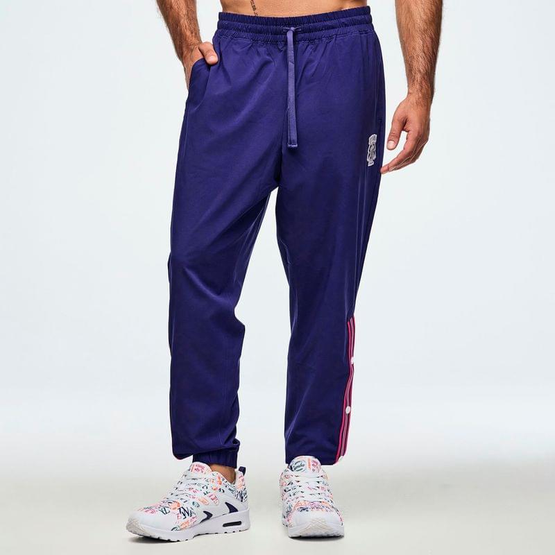 Class of 2001 Woven Track Pants With Side Snaps