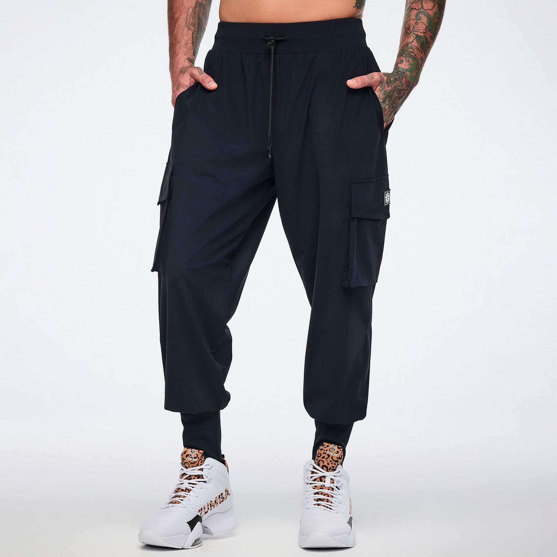 Wildbeat Woven Cargo Joggers With High Cuff
