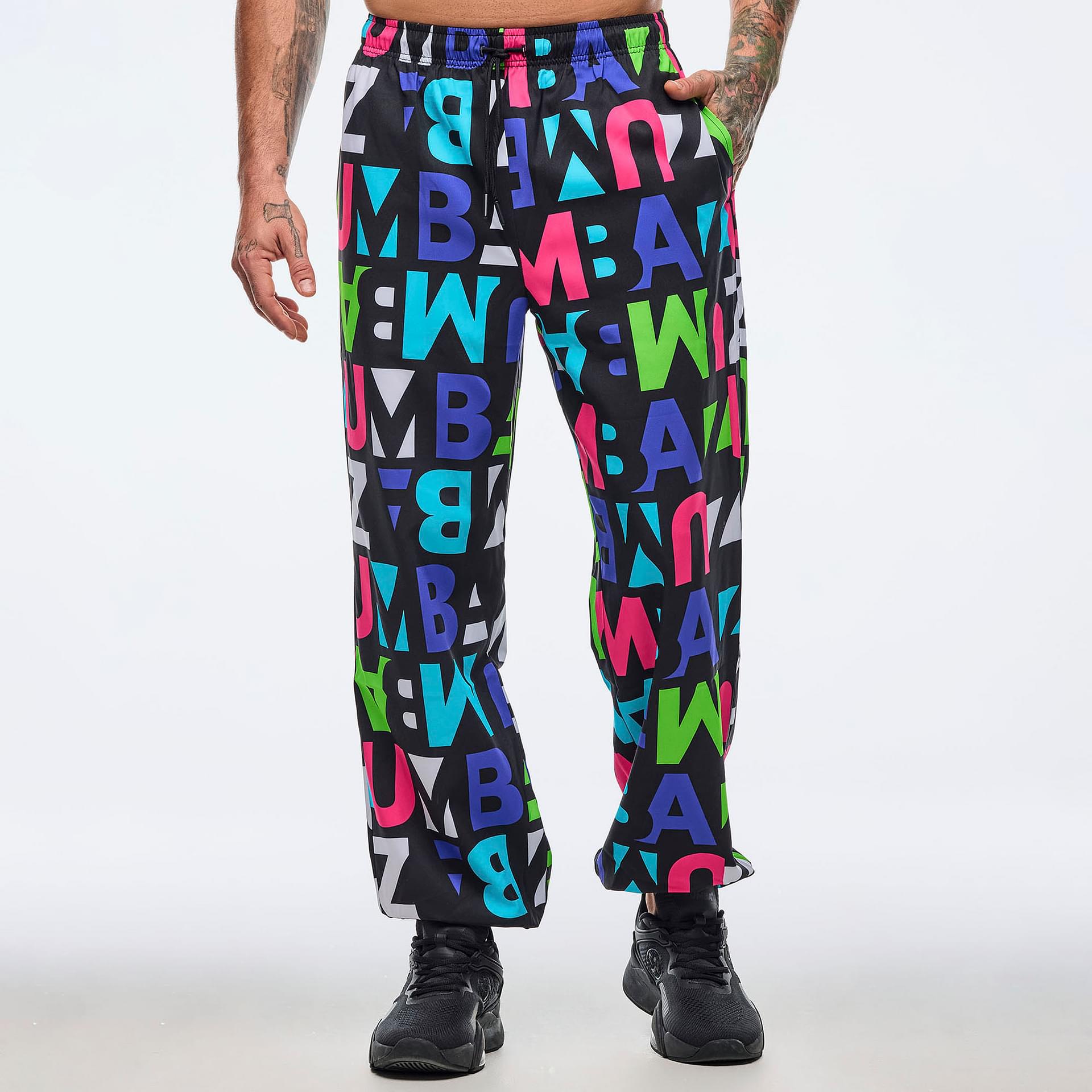 Neon Baggy Woven Pants