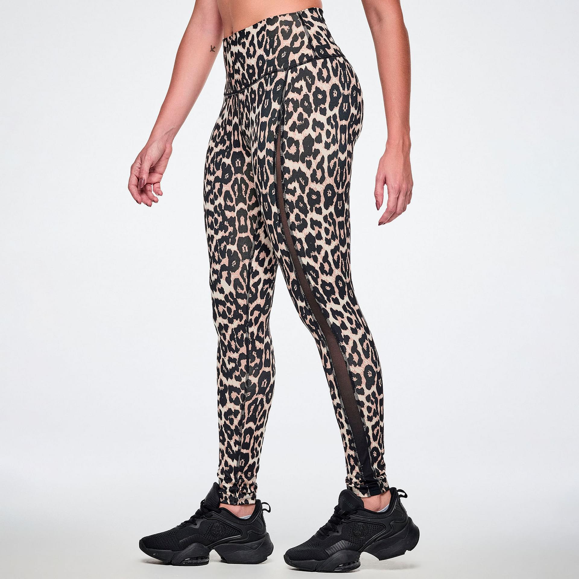 Rock 'n' Roll Z-Lift High Waisted Ankle Leggings With Mesh