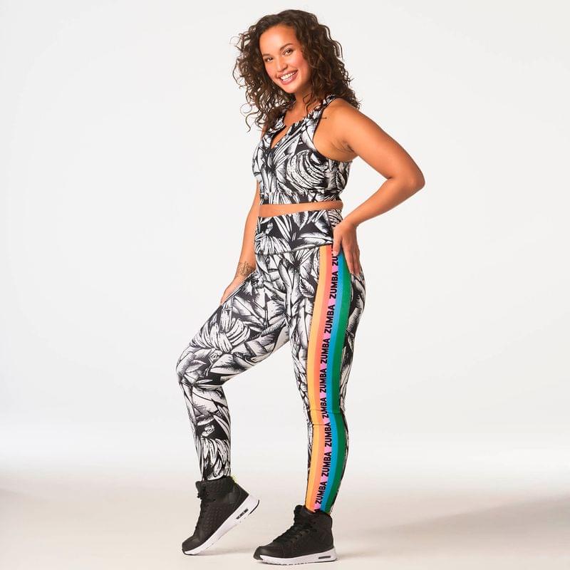 Zumba Tropics Zip Front Bra