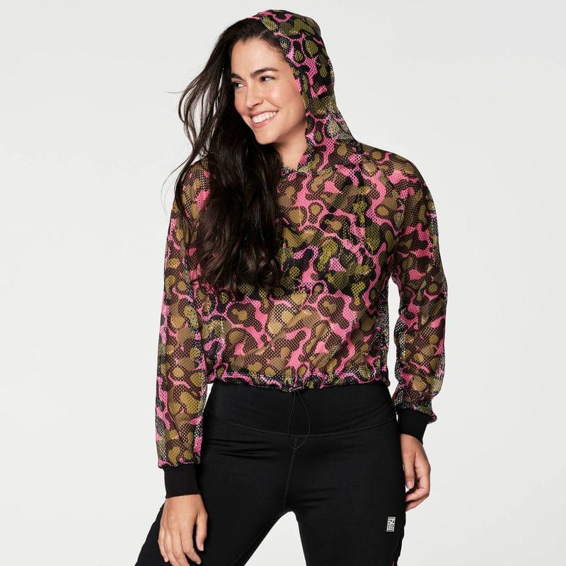 Zumba Move Mesh Pullover Hoodie