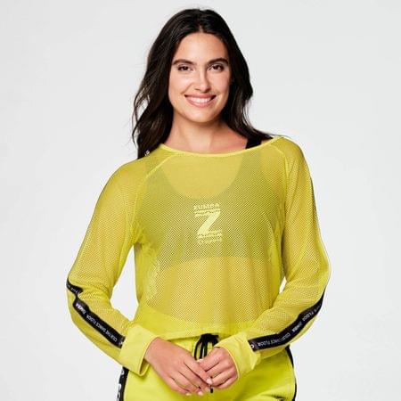 Zumba X Crayola Color The Dance Floor Mesh Pullover