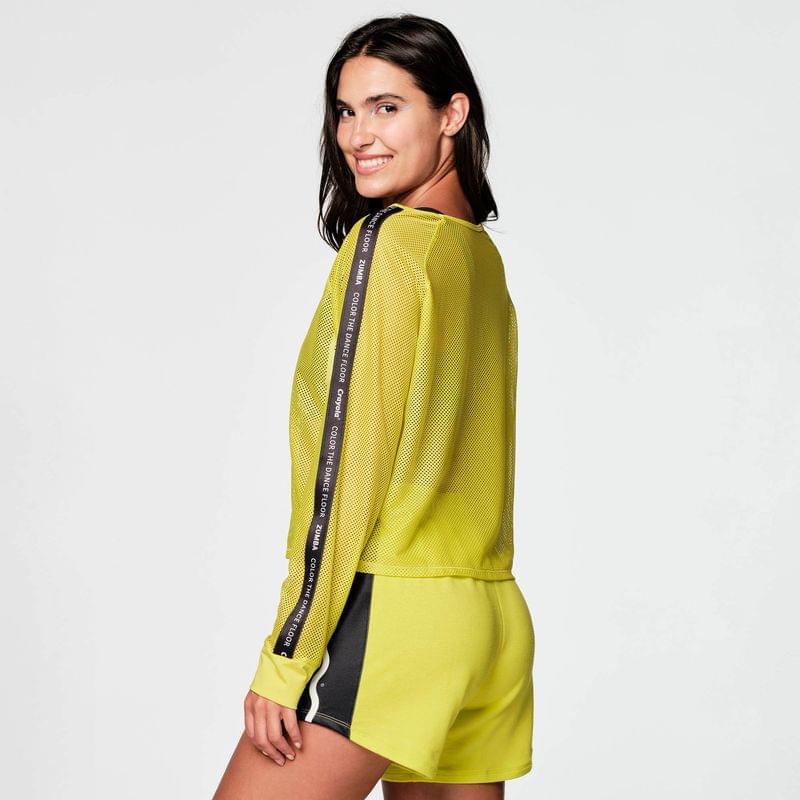 Zumba X Crayola Color The Dance Floor Mesh Pullover