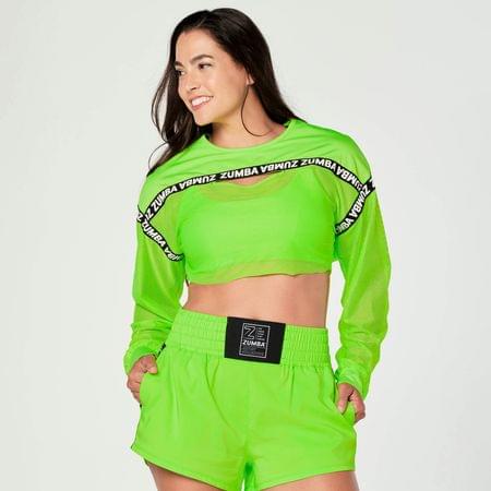 Creatives Unite Long Sleeve Mesh Top