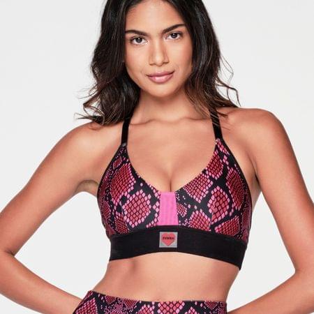 Zumba Love Snakeskin Bra