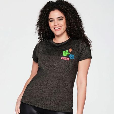 Zumba Fired Up Slashed Back Top