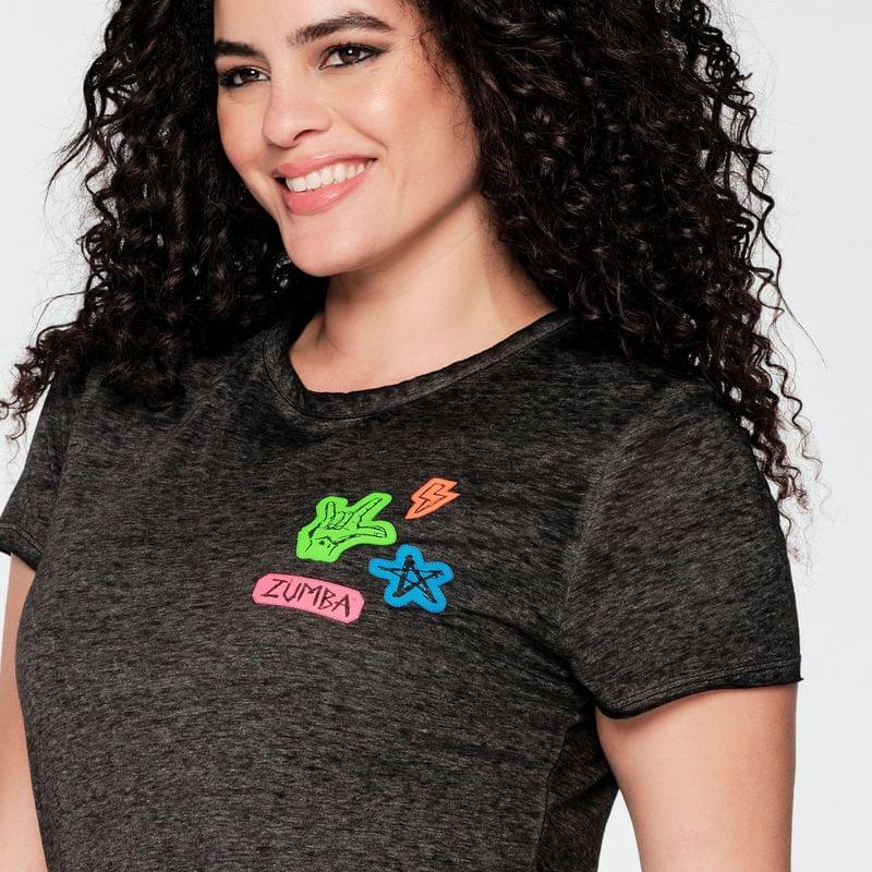 Zumba Fired Up Slashed Back Top