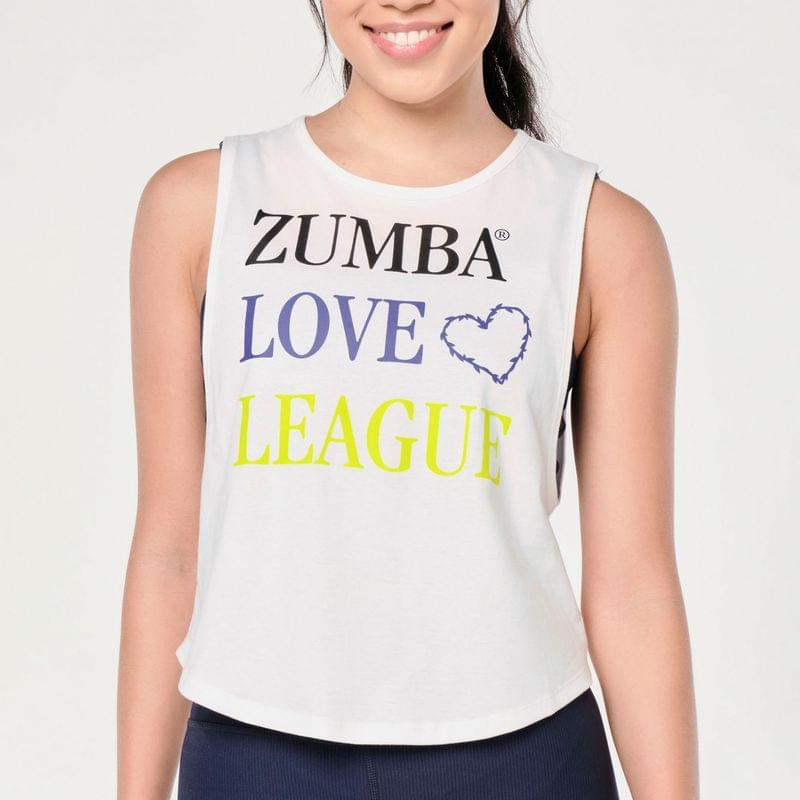 Zumba Prep Crop Round Hem Muscle Tank