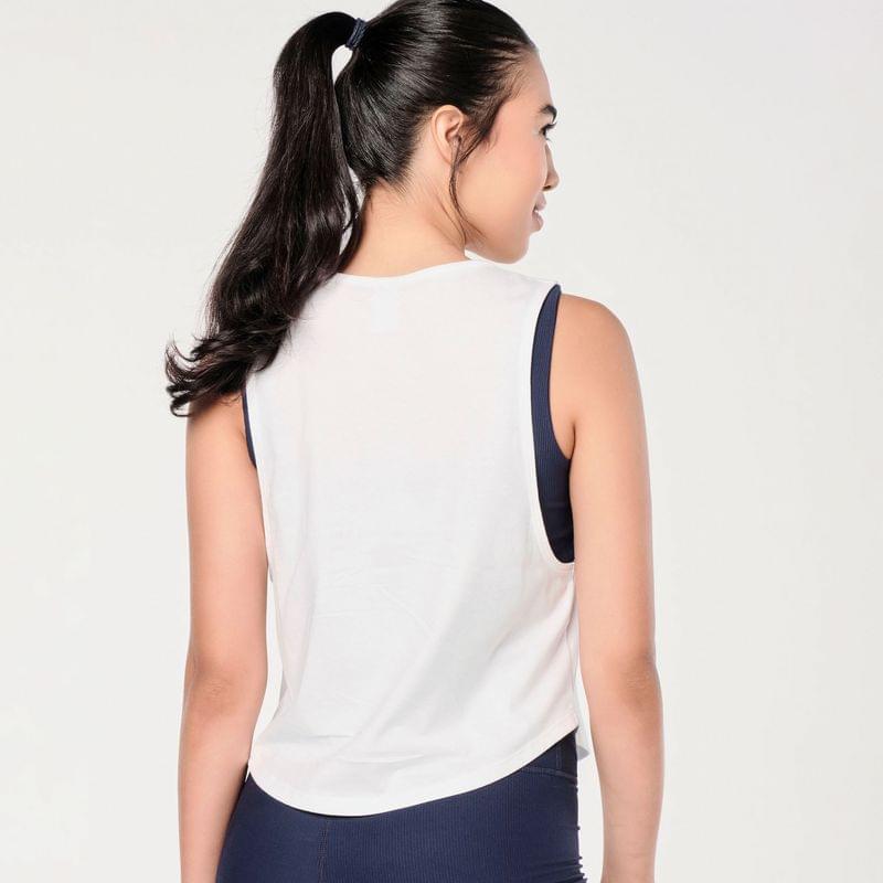 Zumba Prep Crop Round Hem Muscle Tank