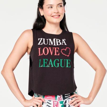Zumba Prep Crop Round Hem Muscle Tank
