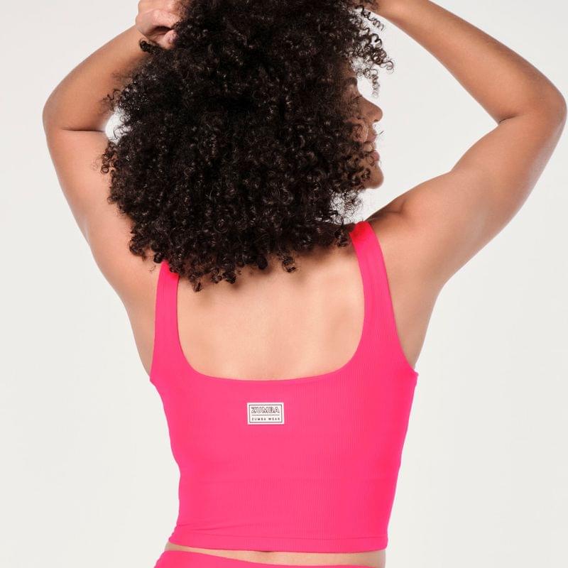 Zumba Prep Crop Tank With Shelf Bra