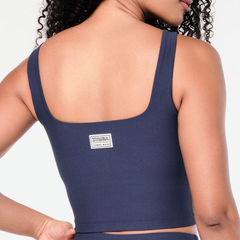 Zumba Prep Crop Tank With Shelf Bra