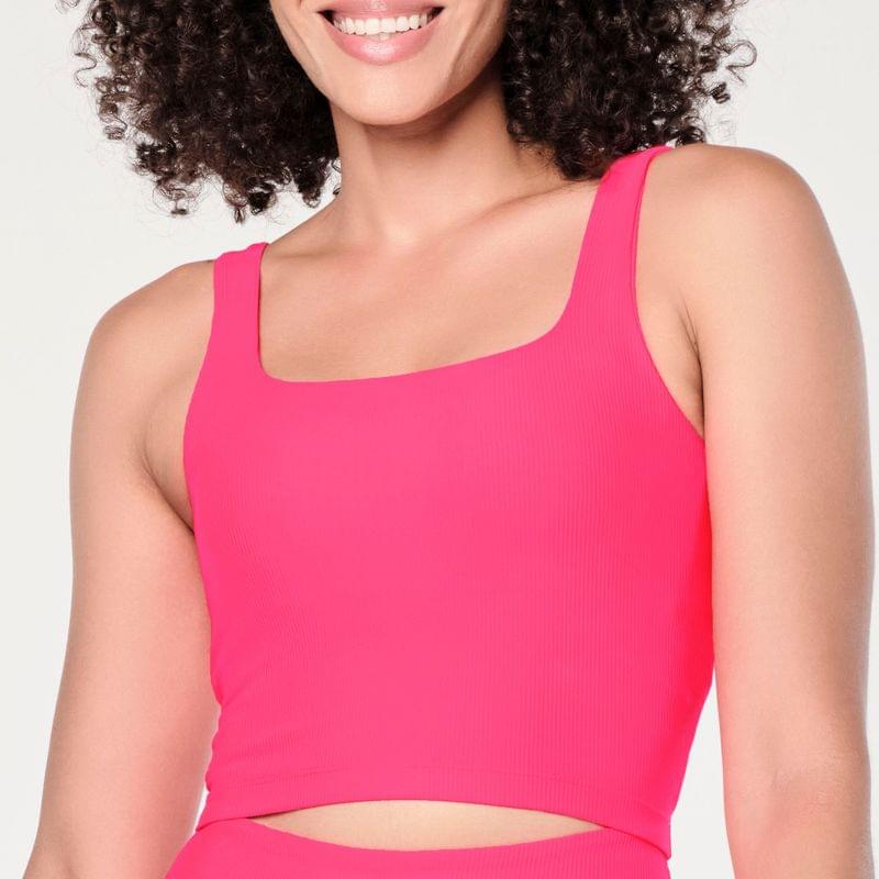 Zumba Prep Crop Tank With Shelf Bra