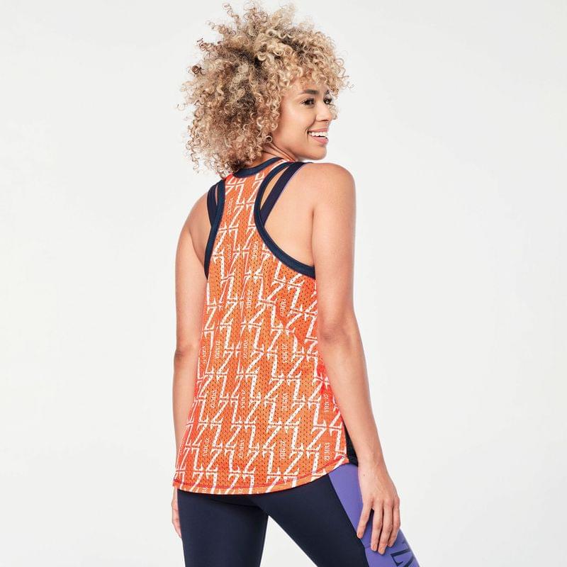 Zumba Prep Basketball Tank - Let's Go Indigo