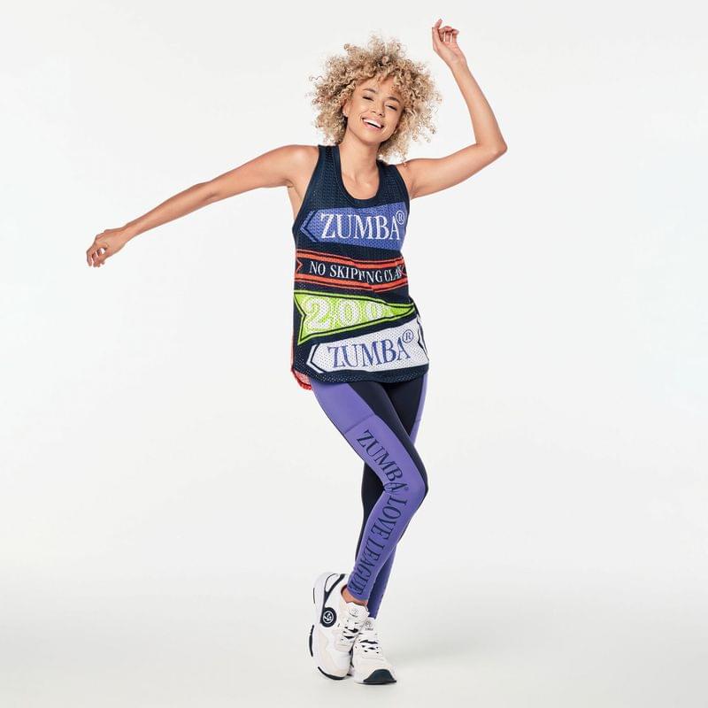 Zumba Prep Basketball Tank - Let's Go Indigo
