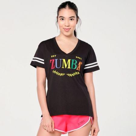 Zumba Prep Loose Fit V-Neck Top