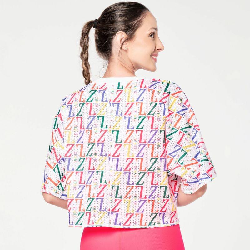 Zumba Prep Boxy Dolman Crop Top - Wear It Out White