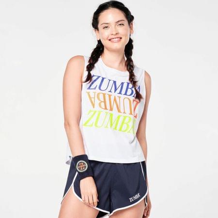 Zumba Prep Loose Muscle Tank - Wear It Out White