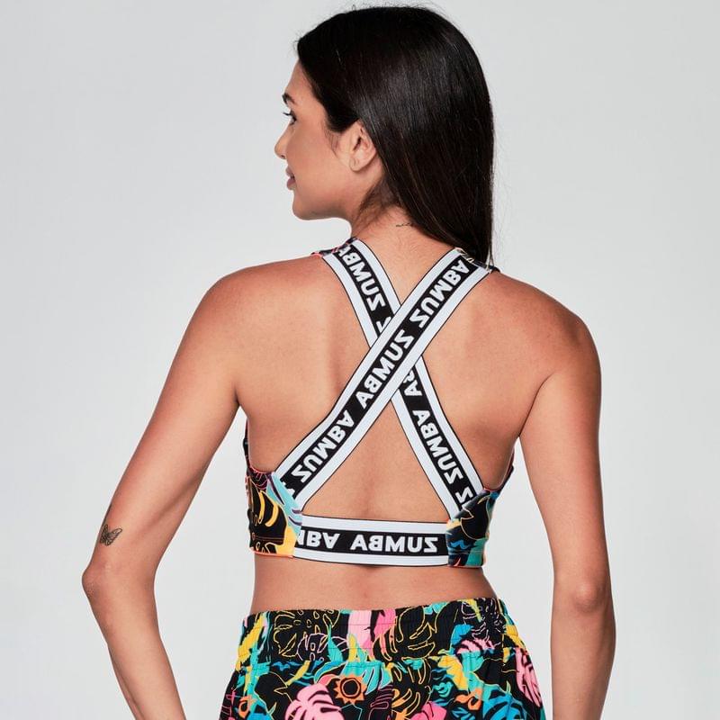 Zumba Beach Party Bra (Reversible Bra  2 IN 1)