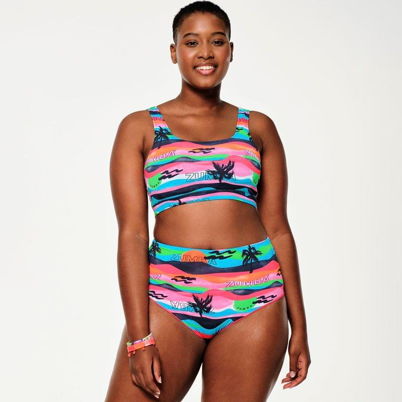 Zumba Sun And Swim Bra - Aqua