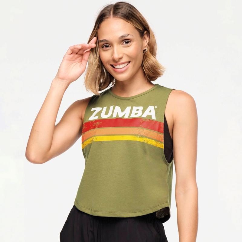Zumba Explore Round Hem Muscle Tank