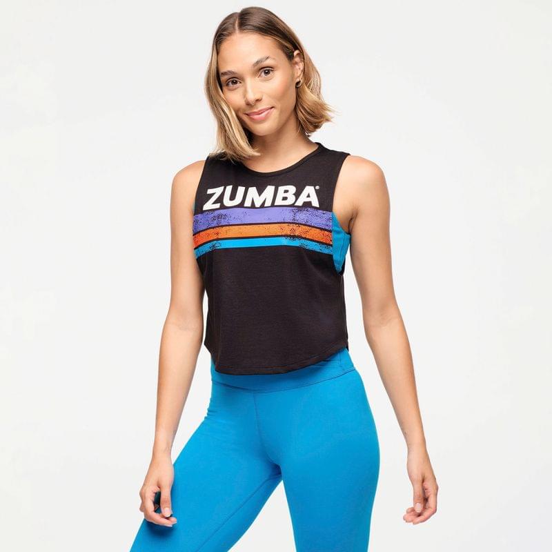 Zumba Explore Round Hem Muscle Tank