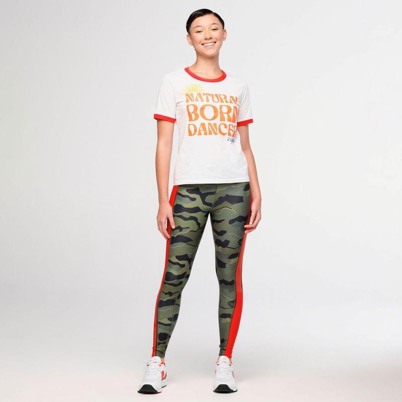 Zumba Explore Ringer Tee - Wear It Out White