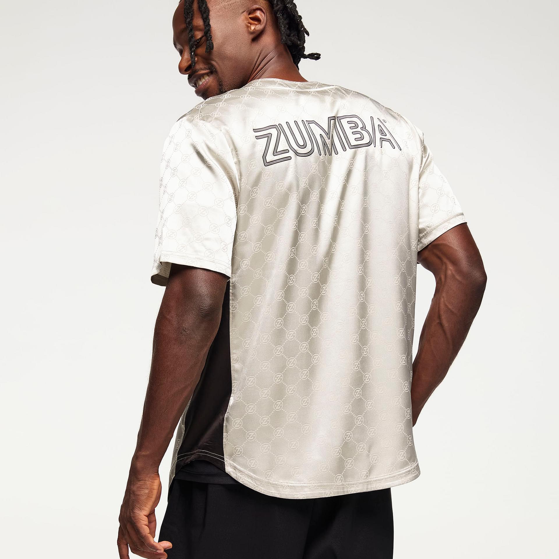 国内発送 ズンバ Zumba Runway Baseball Button Up Jersey Gold Zumba Runway Baseball Button Up Jersey – Zumba Wear | STRONG iD