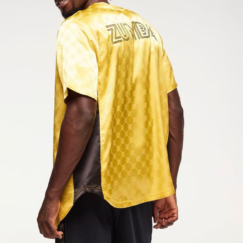 Zumba Runway Baseball Button Up Jersey