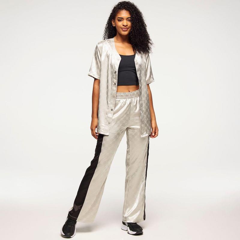 Zumba Runway Baseball Button Up Jersey