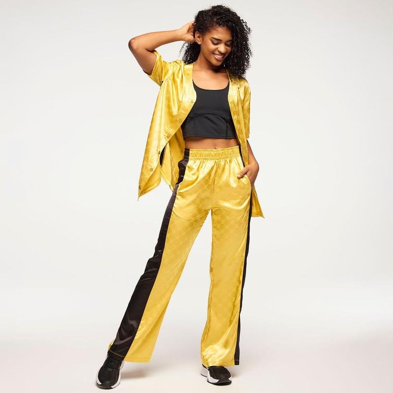 Zumba Runway Baseball Button Up Jersey
