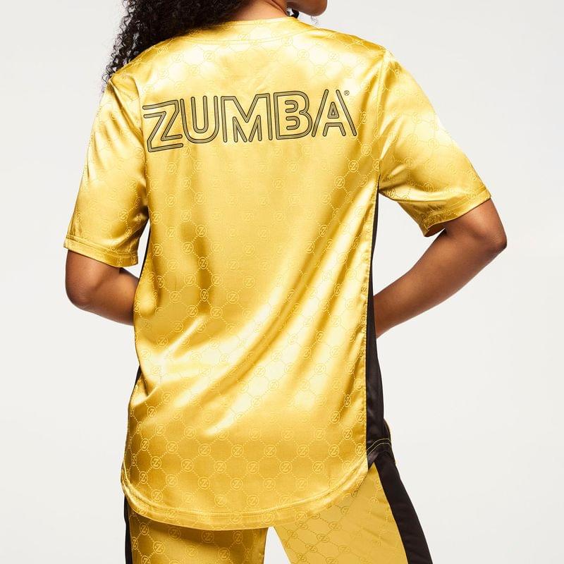 Zumba Runway Baseball Button Up Jersey